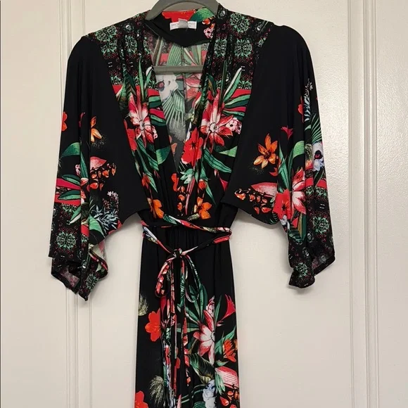 chinese dress ladies Flying Tomato Sleeveless Tiered Floral Maxi Dress